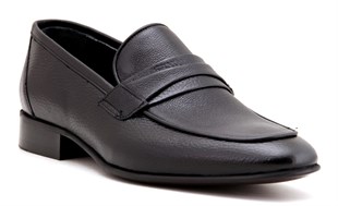 2232 Oskar Hakiki Deri Klasik Erkek Ayakkabı-Siyah sistemayakkabi