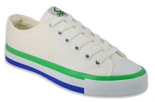 Benetton 30725 Günlük Spor Ayakkabı-Beyaz sistemayakkabi