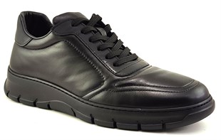 Libero 4502 Yumuşak Deri Erkek Günlük Ayakkabı-Siyah sistemayakkabi